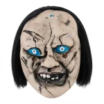 Creepy Crack Face Doll