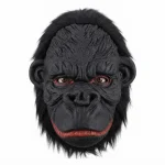 Gorilla Head Mask With Fur