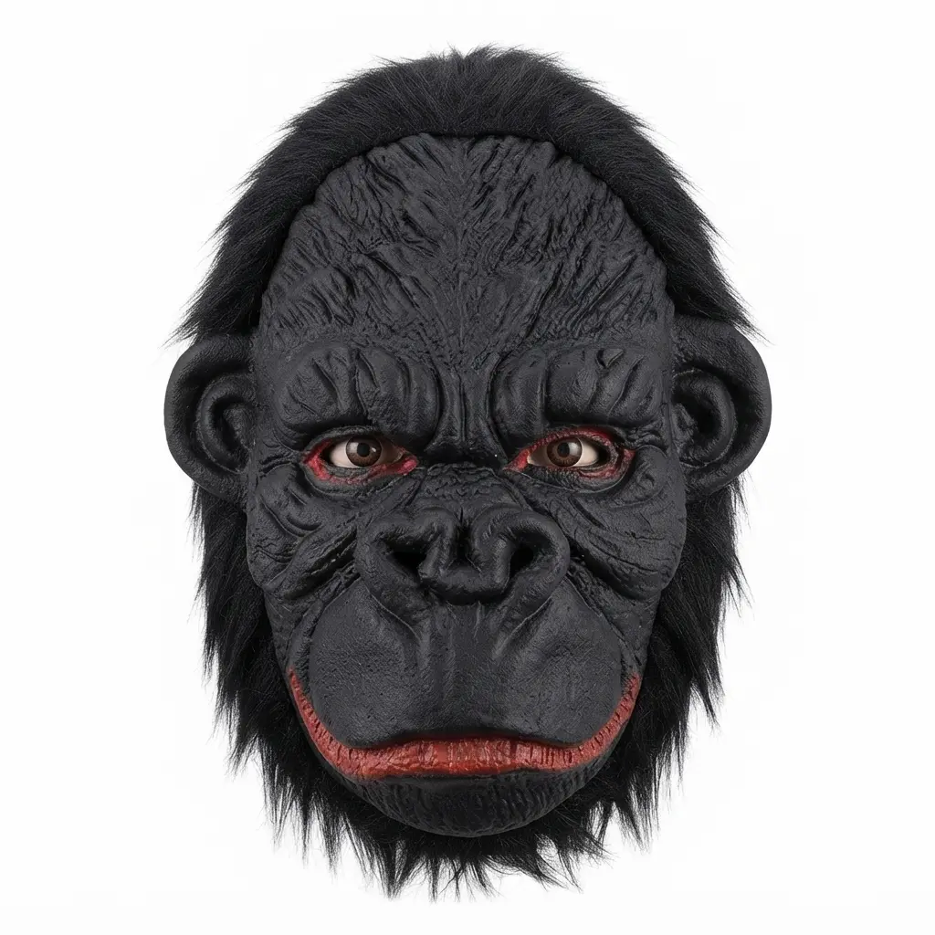 Gorilla head Mask With Fur Gorilla Head Mask With Fur - Image 1