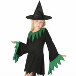 Kids Black And Green Witch
