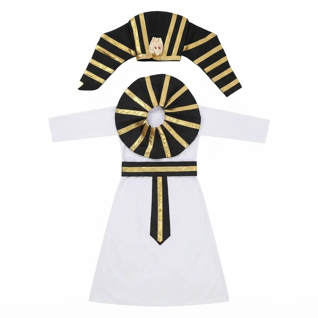 Egypt Costume Egypt King White - Image 1