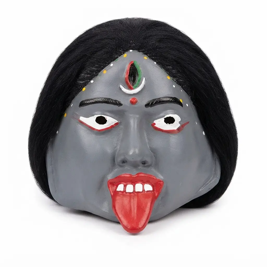 Goddess Kali Accesaries rent 100 depo 500 sale 550 Kali mask - Image 1
