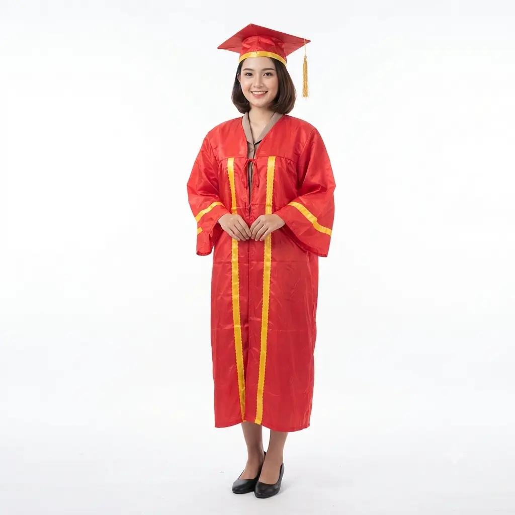 Graaduaation gown adult Graduation Gown With Cap Adult - Image 1
